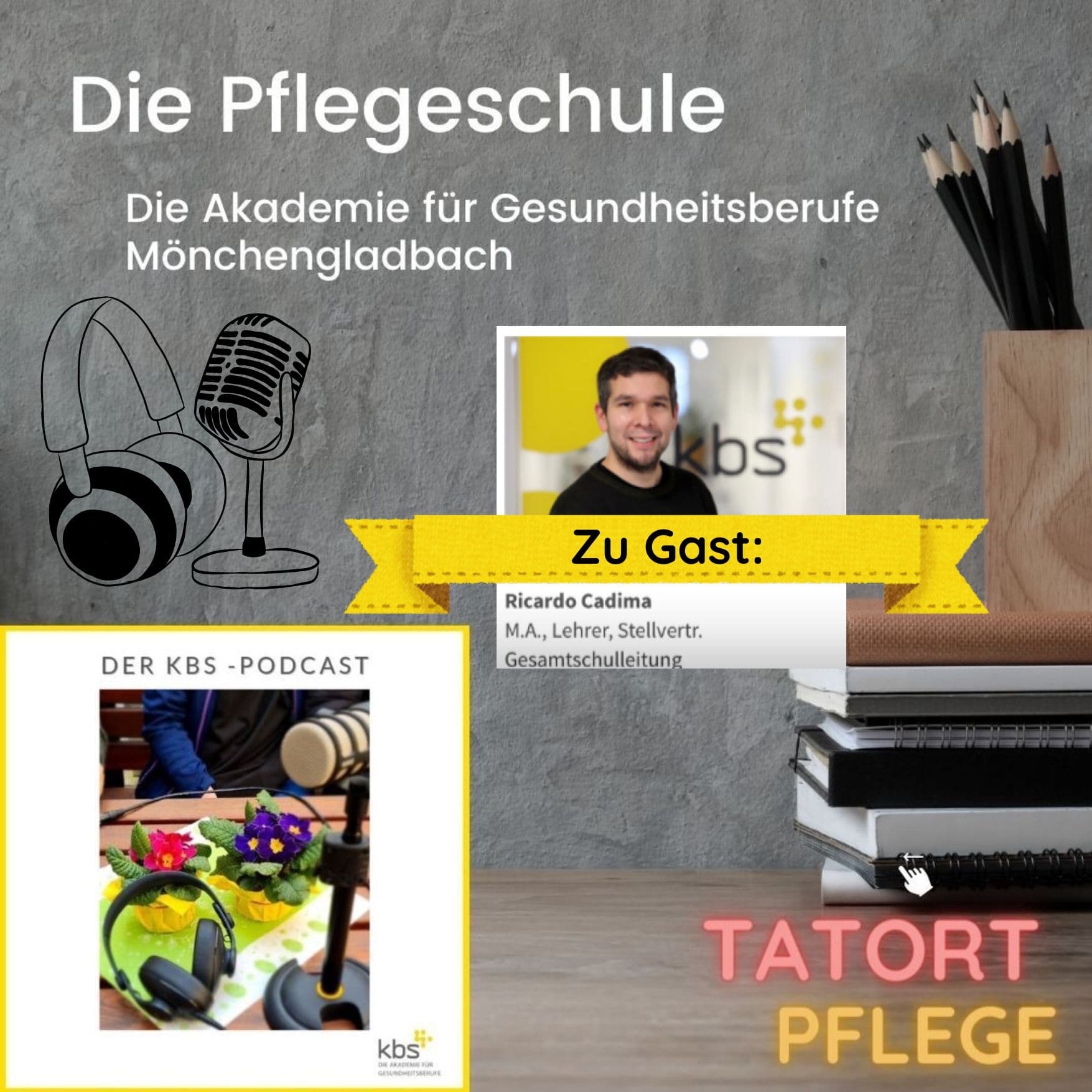Pflegeschule und Podcast als Lernmittel